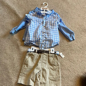 Blue Tommy Bahama Shirt, Pullover & Shorts